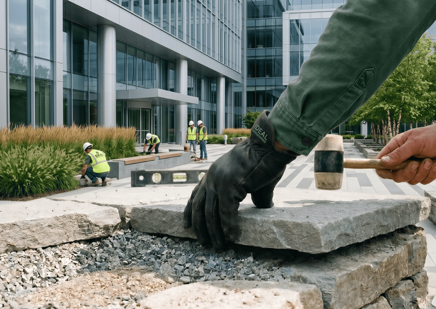 Landscaping installation